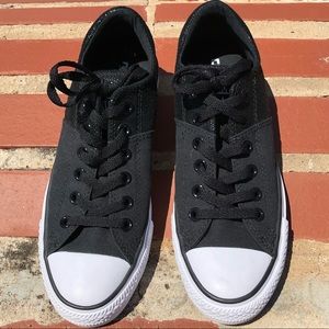 Excellent Condition Converse Black Glittery